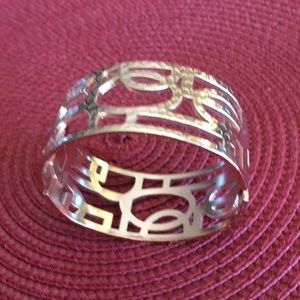 Goldstone bangle bracelet